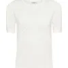 ESPRIT Pointelle-T-Shirt Off White