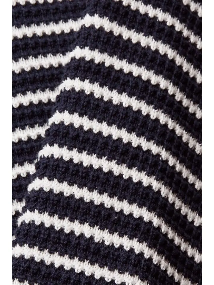 ESPRIT Pullover In Dunkelblau/ Weiß – Bild 4