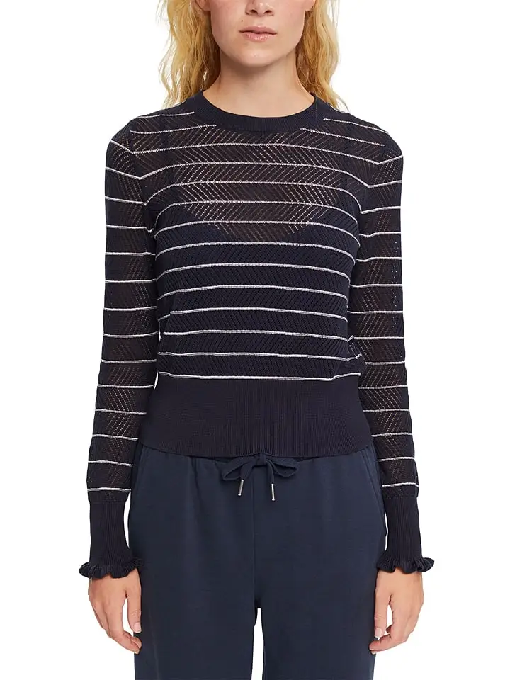 ESPRIT Pullover In Dunkelblau
