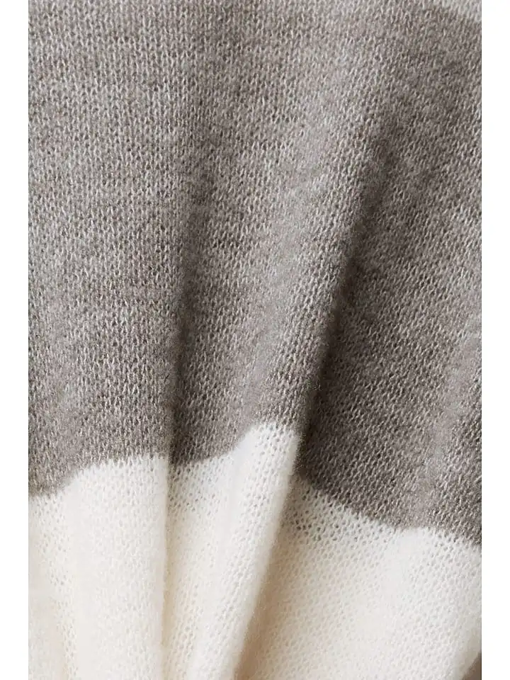 ESPRIT Pullover In Grau/ Weiß – Bild 4