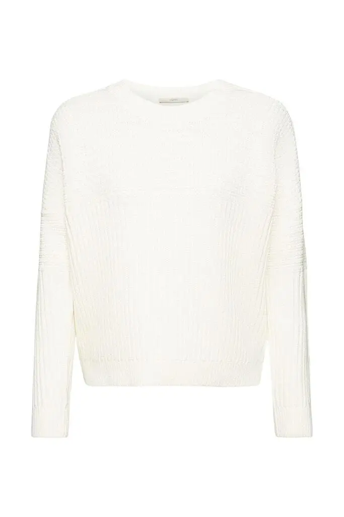 ESPRIT Pullover In Off White