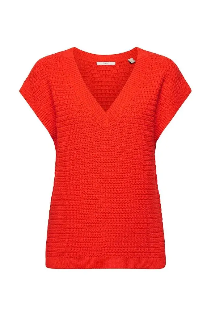 ESPRIT Pullover In Red