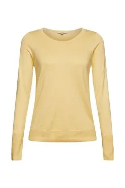ESPRIT Pullover Mit Saum Dusty Yellow
