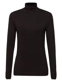 ESPRIT Rollkragenpullover In Schwarz
