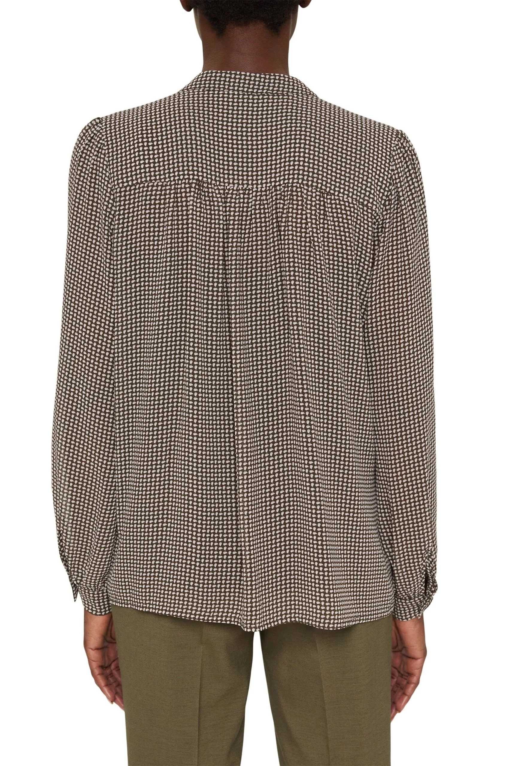 ESPRIT Schluppen-Bluse Brown 4 – Bild 2