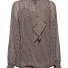 ESPRIT Schluppen-Bluse Brown 4