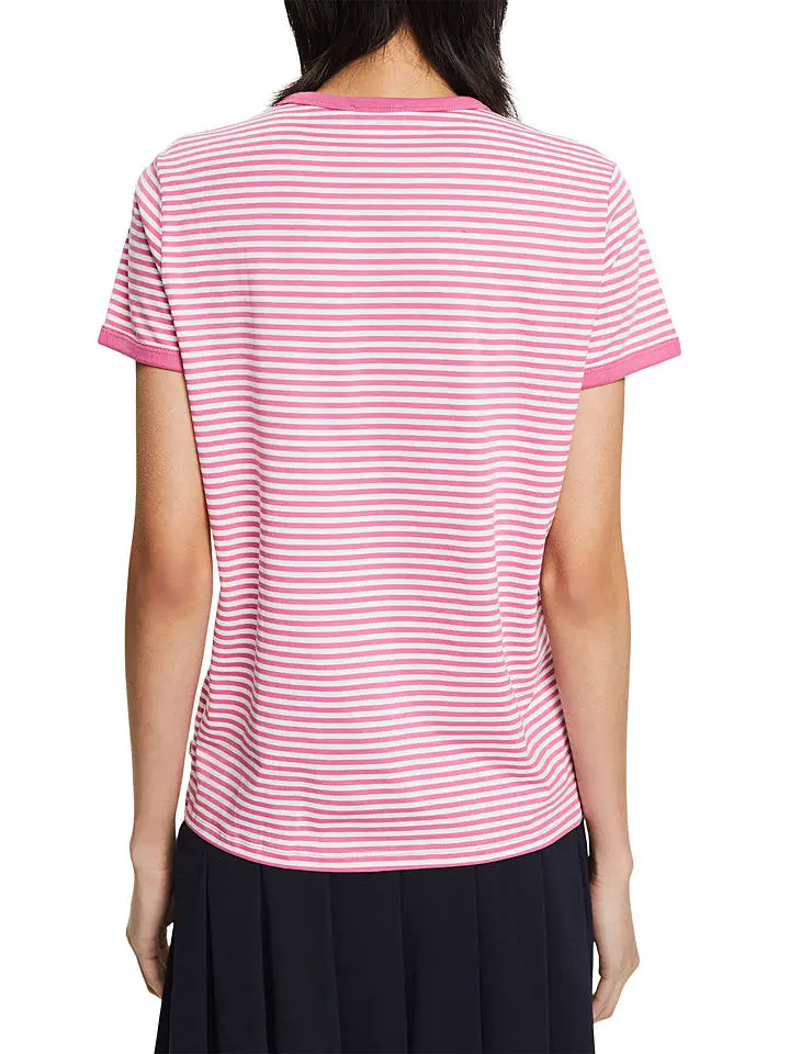 ESPRIT Shirt In Pink/ Weiß – Bild 3