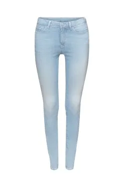 ESPRIT Skinny-Jeans Aus Nachhaltiger Blue Bleached