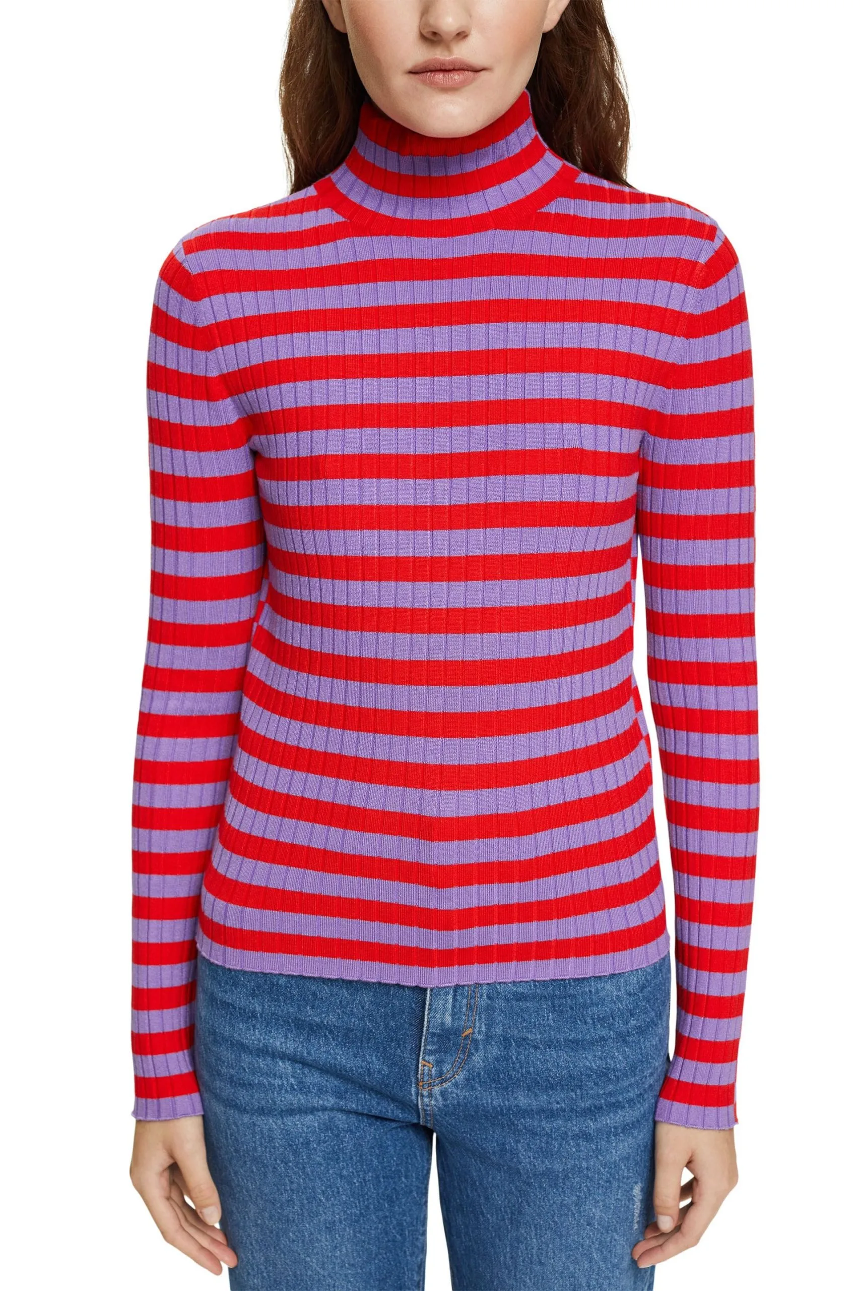 ESPRIT Stehkragen-Pullover Lilac – Bild 2