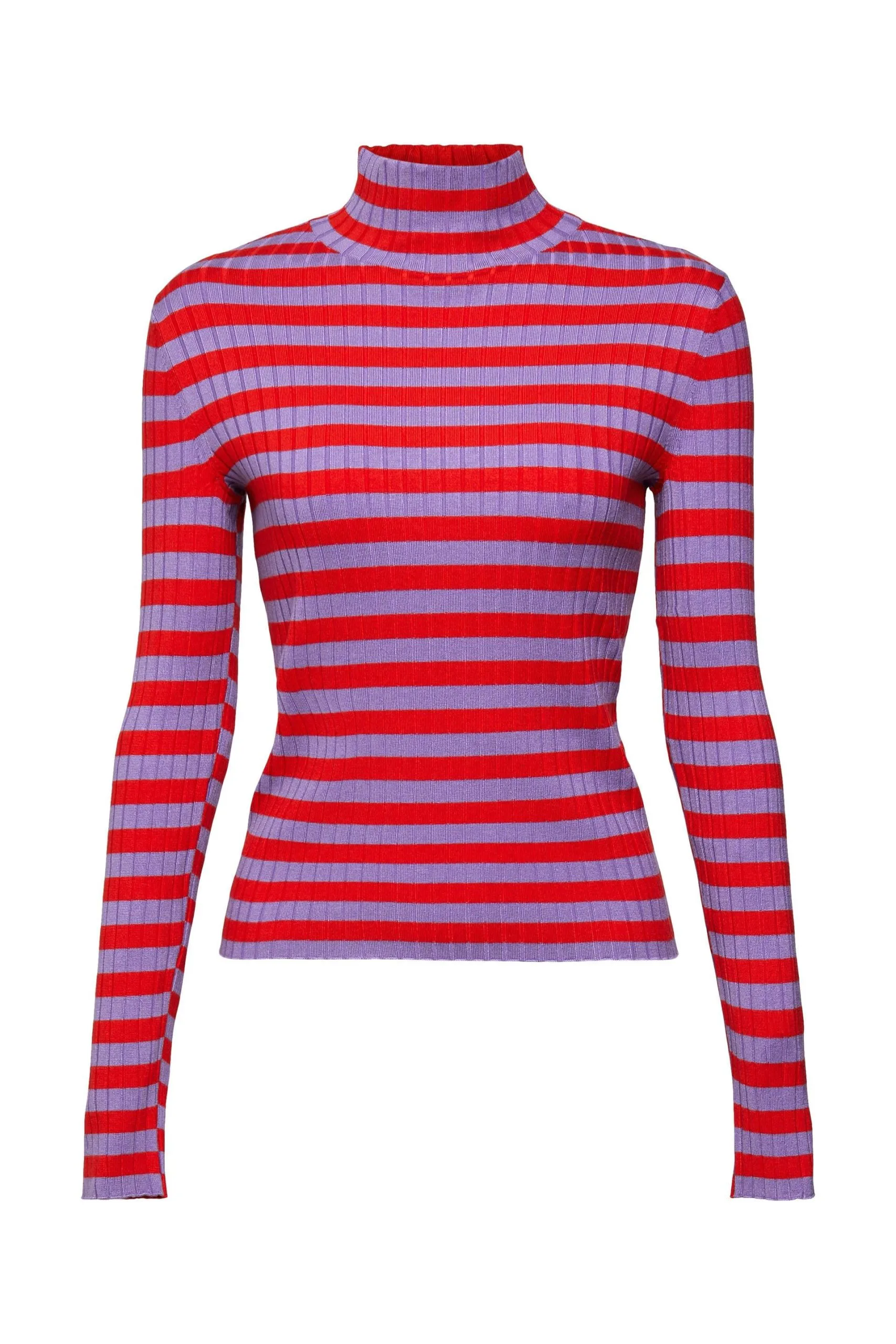 ESPRIT Stehkragen-Pullover Lilac