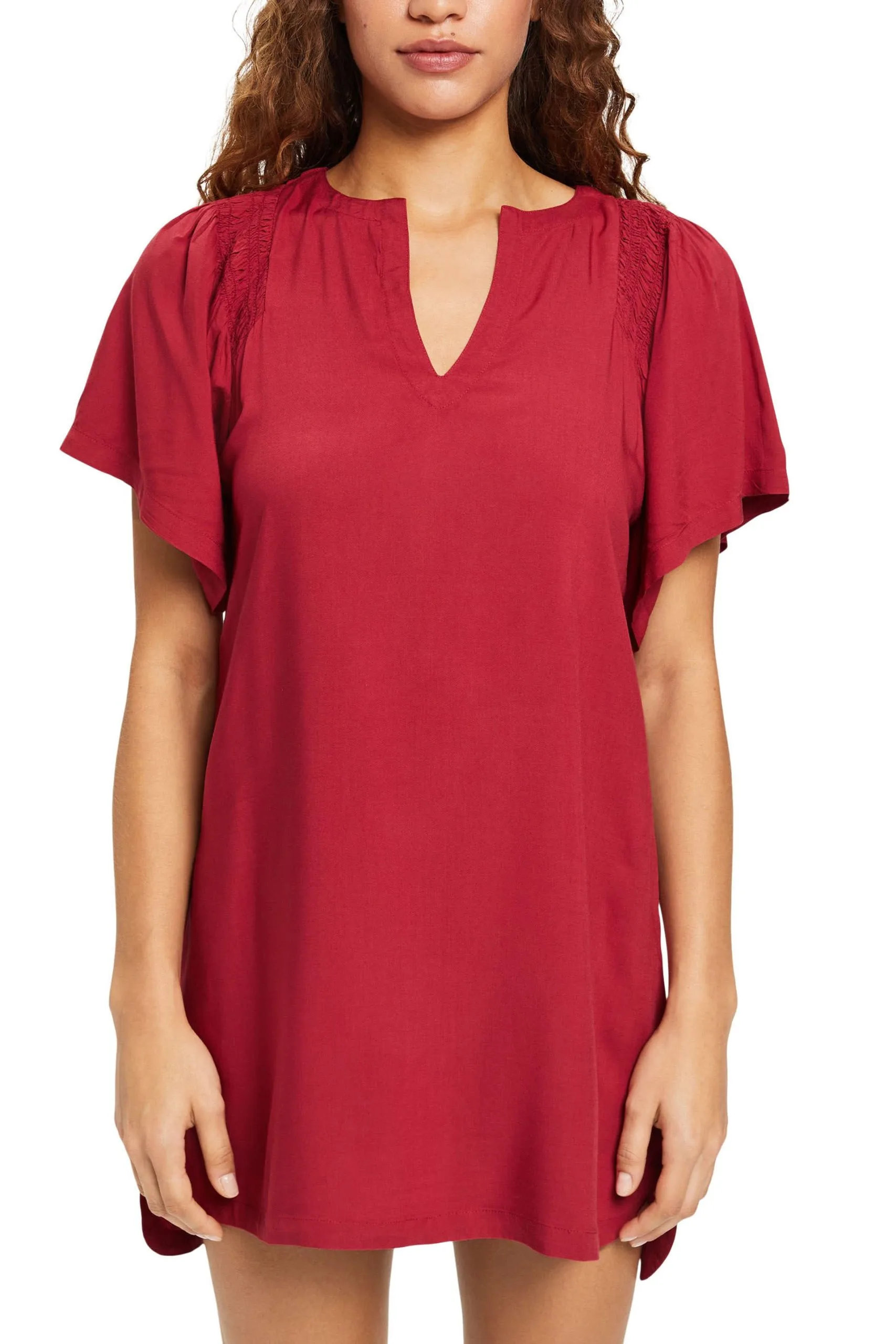 ESPRIT Strandtunika Dark Red – Bild 2