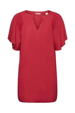 ESPRIT Strandtunika Dark Red