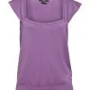 ESPRIT Strick-Shirt Mit Karree-Ausschnitt Purple