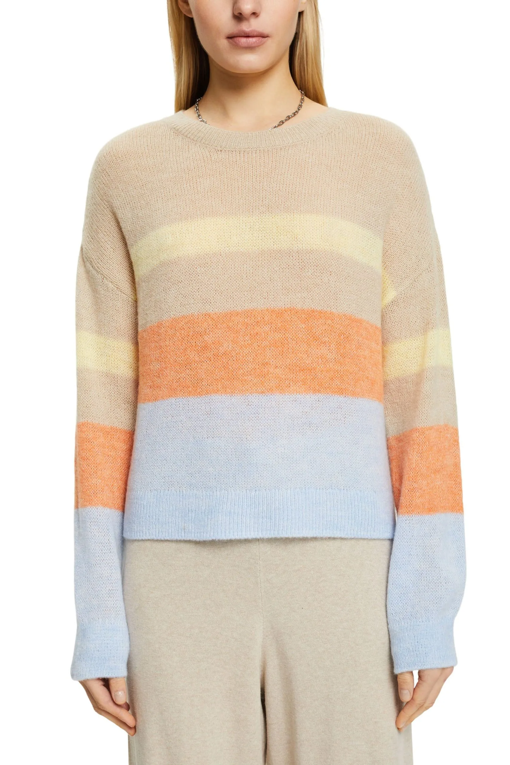 ESPRIT Strickpullover Light Taupe – Bild 2