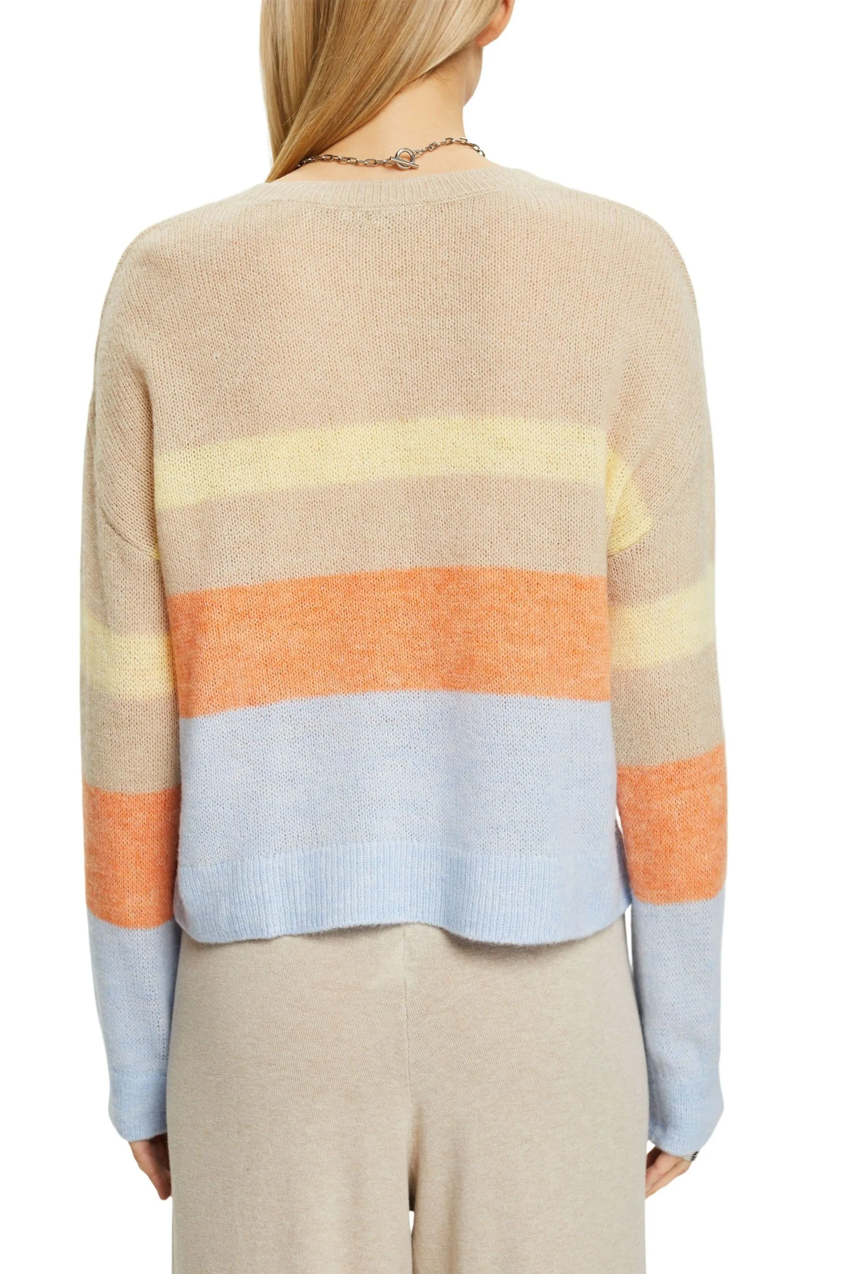 ESPRIT Strickpullover Light Taupe – Bild 3