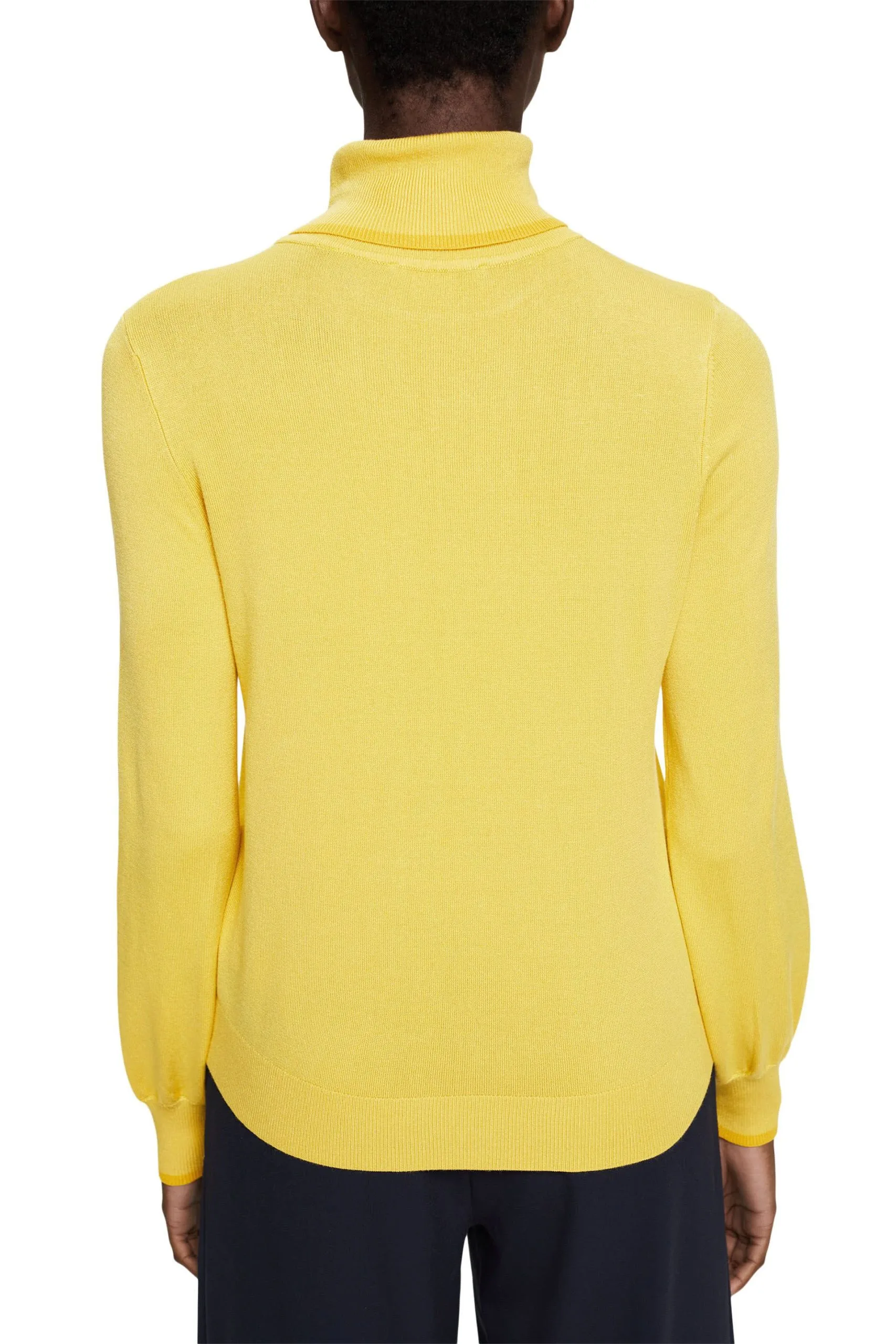 ESPRIT Strickpullover Mit Rollkragen Dusty Yellow – Bild 3
