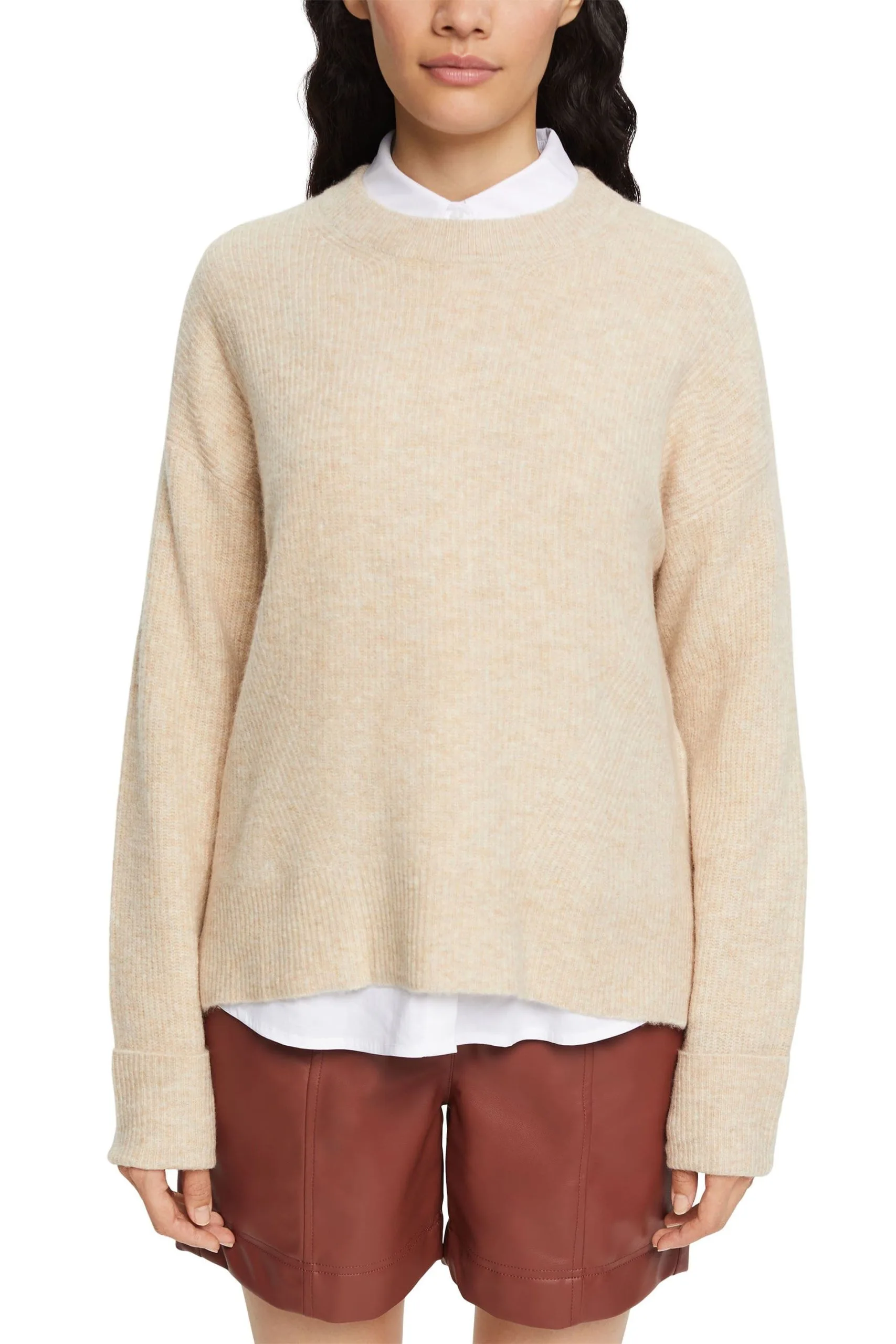 ESPRIT Strickpullover Sand – Bild 2