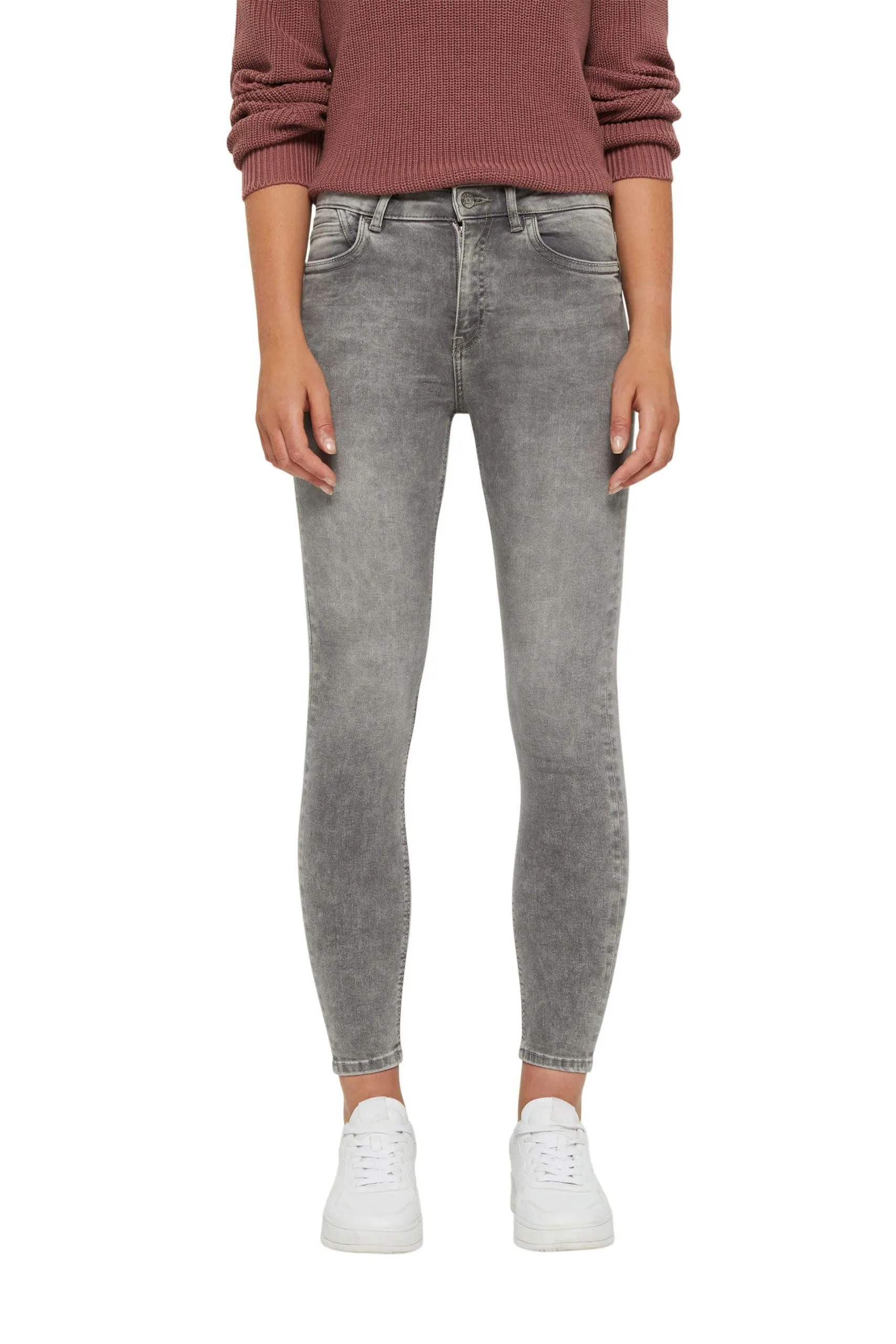 ESPRIT Superstretch-Jeans Mit Trend-Waschung Grey Medium Wash – Bild 3