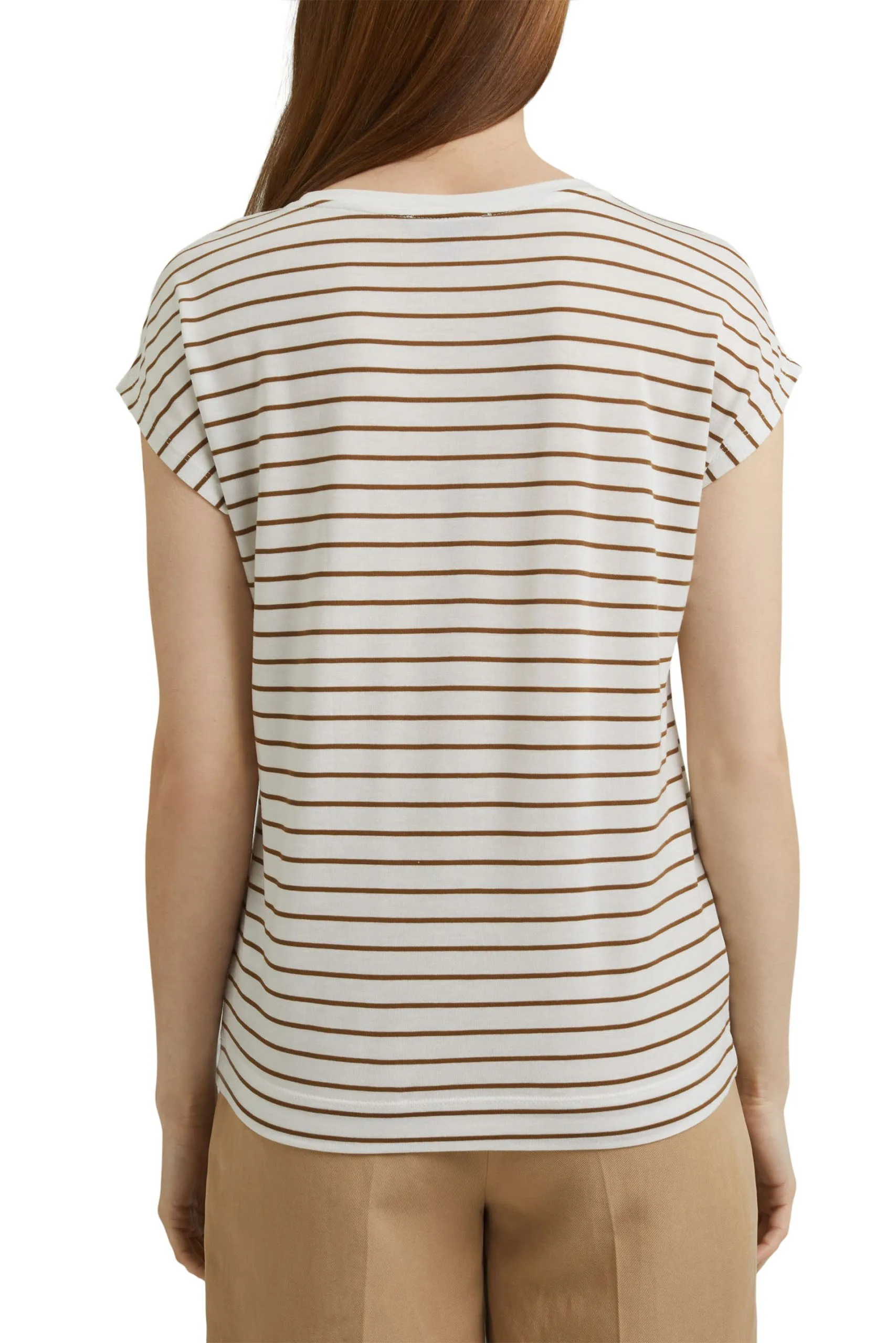 ESPRIT T-Shirt Aus X REFIBRA Off White 2 – Bild 2