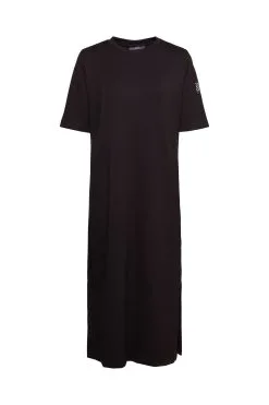 ESPRIT T-Shirt-Kleid In Midilänge Black
