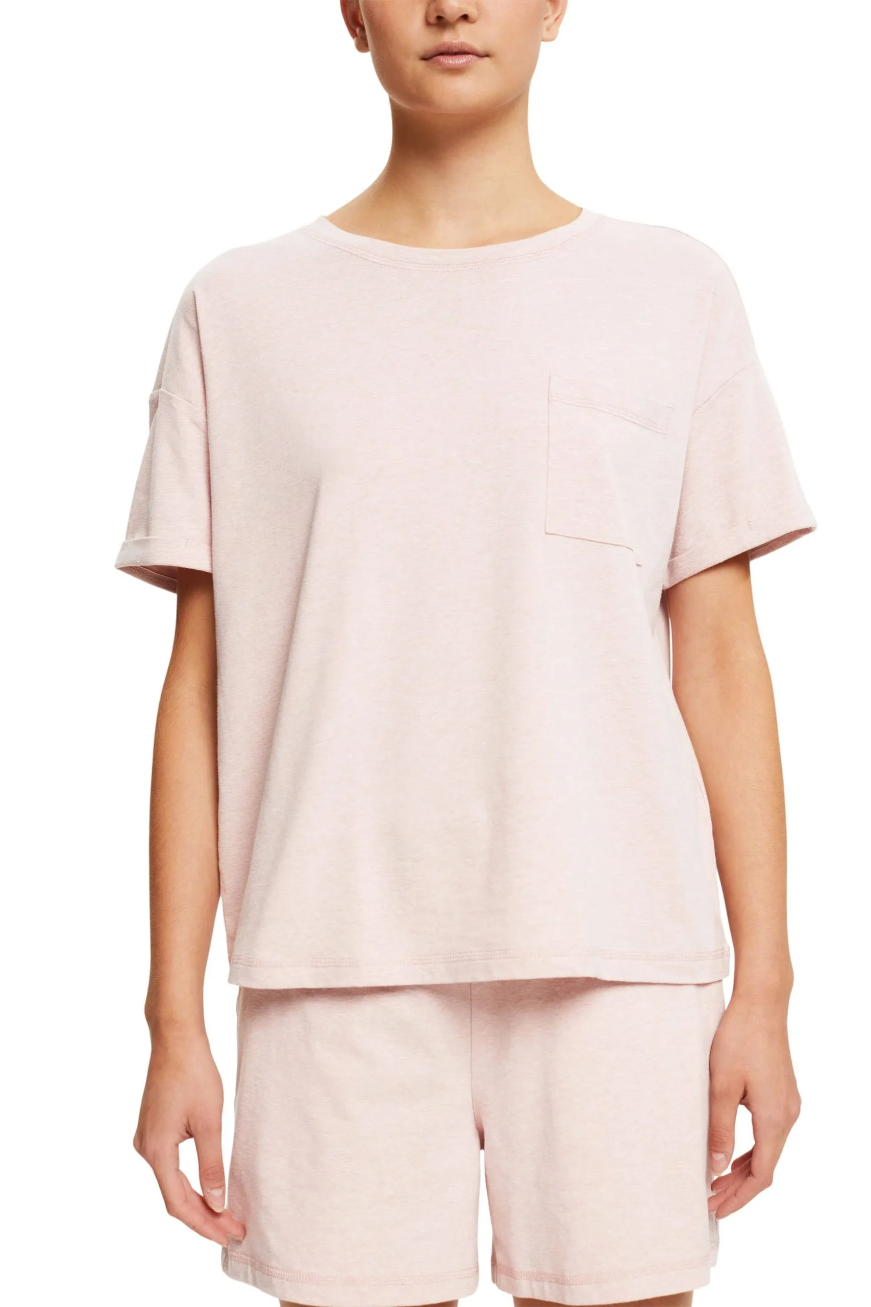 ESPRIT T-Shirt Mit Brusttasche New Coral – Bild 2