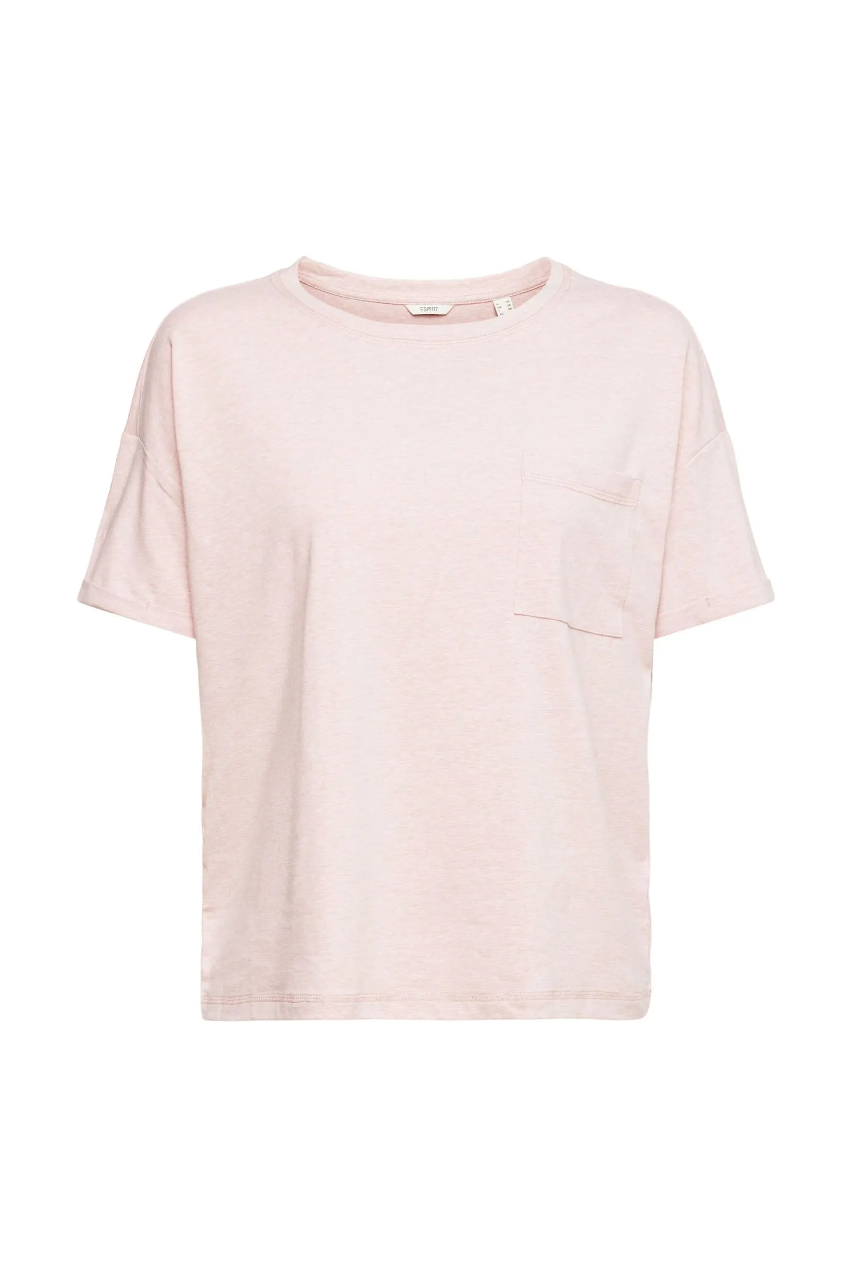 ESPRIT T-Shirt Mit Brusttasche New Coral