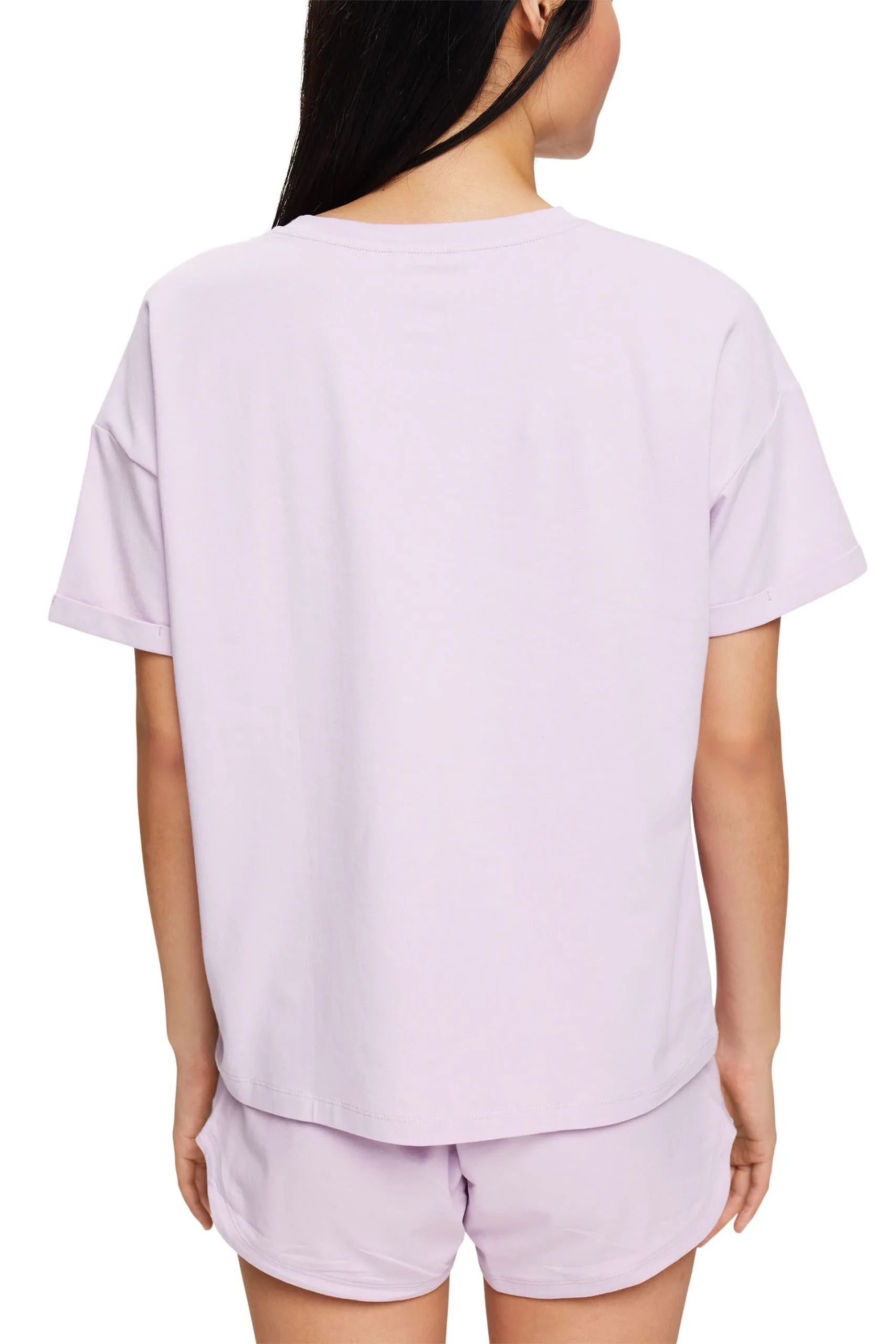 ESPRIT T-Shirt Mit Brusttasche Violet – Bild 3