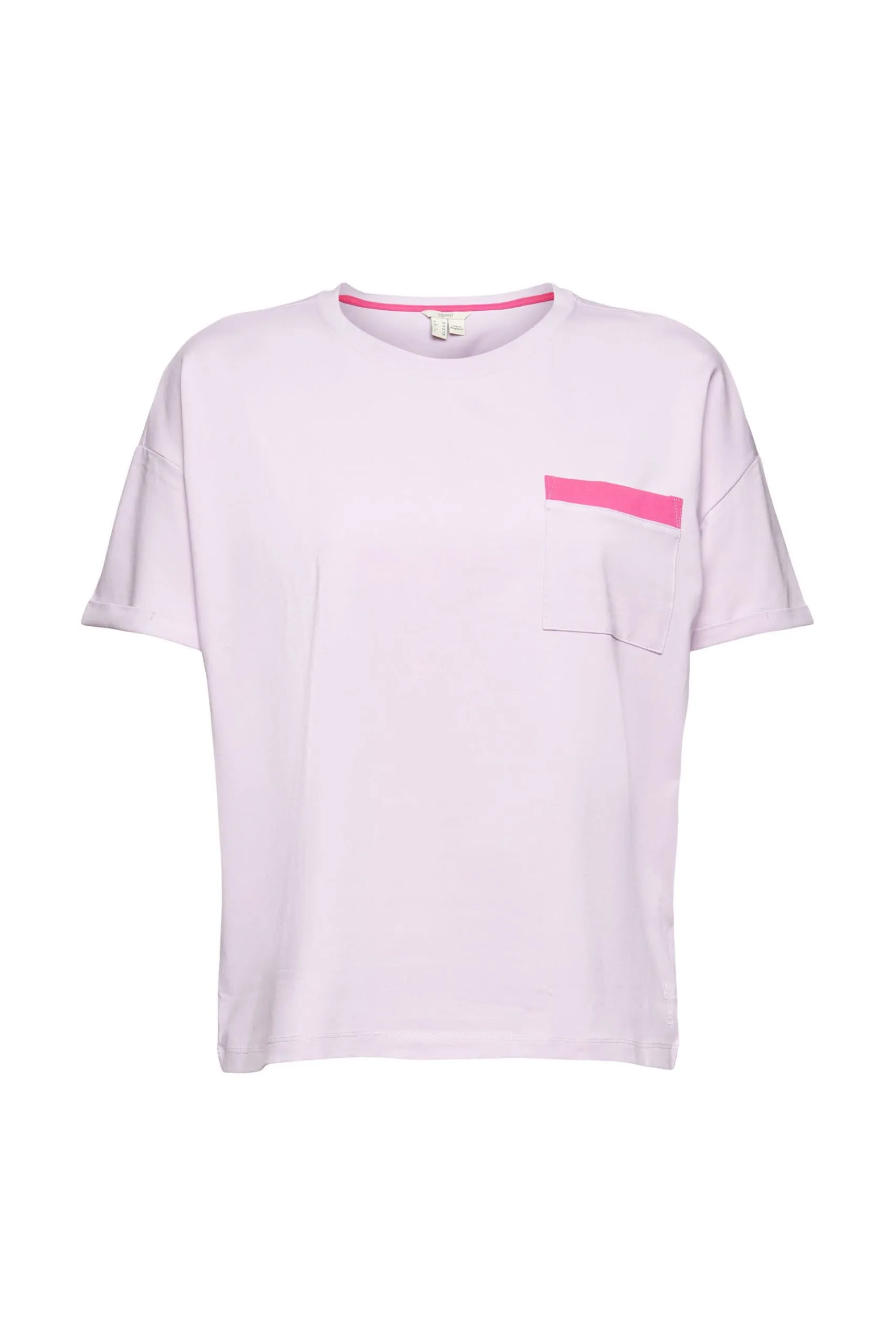 ESPRIT T-Shirt Mit Brusttasche Violet