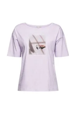 ESPRIT T-Shirt Mit Fotoprint Lilac