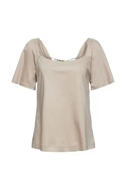 ESPRIT T-Shirt Mit Karree-Ausschnitt Light Taupe