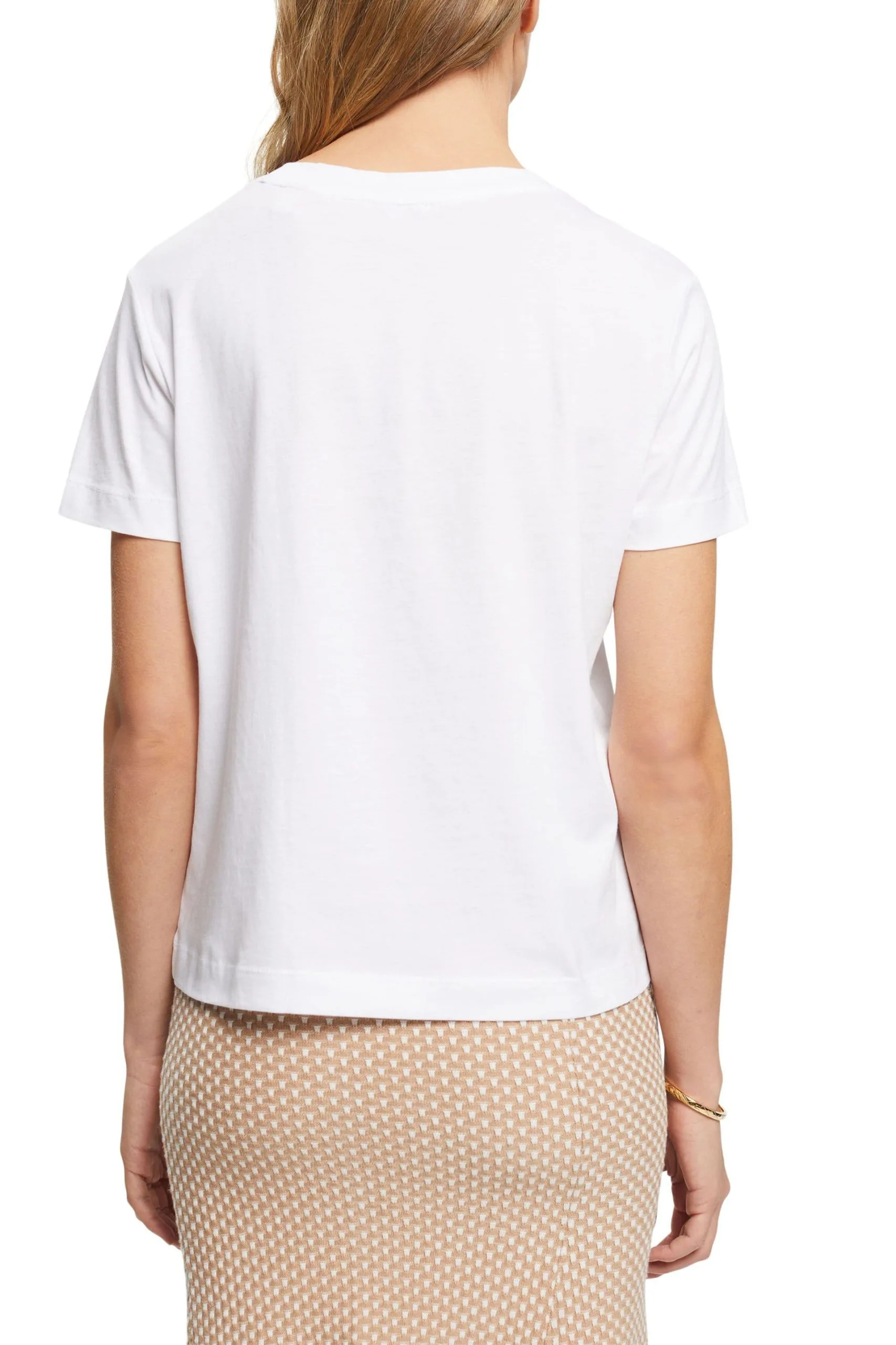 ESPRIT T-Shirt Mit Rundhalsausschnitt White – Bild 3