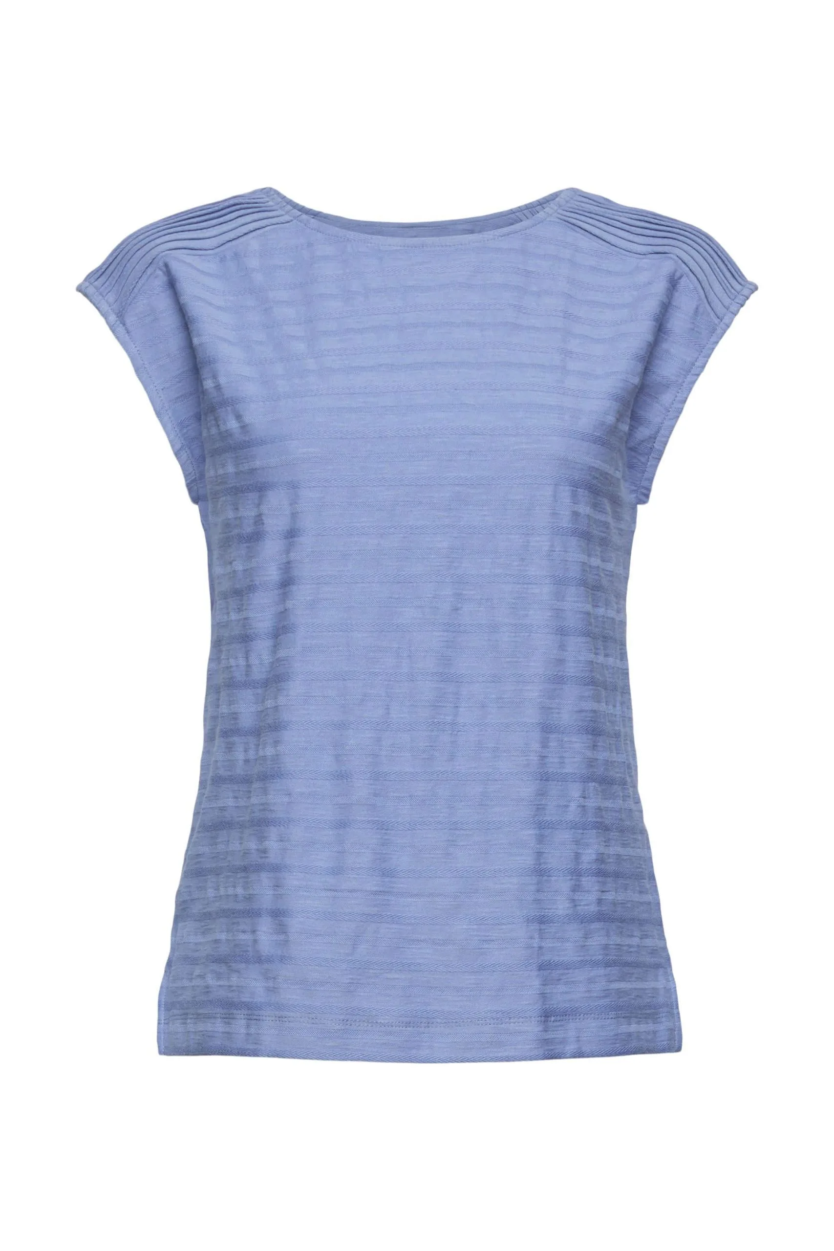 ESPRIT T-Shirt Mit Strukturstreifen Light Blue Lavender
