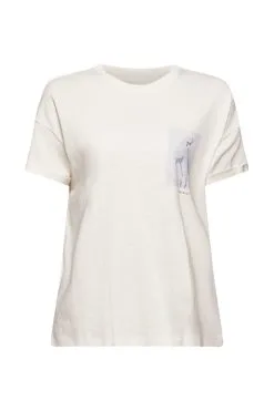 ESPRIT T-Shirt Off White 2