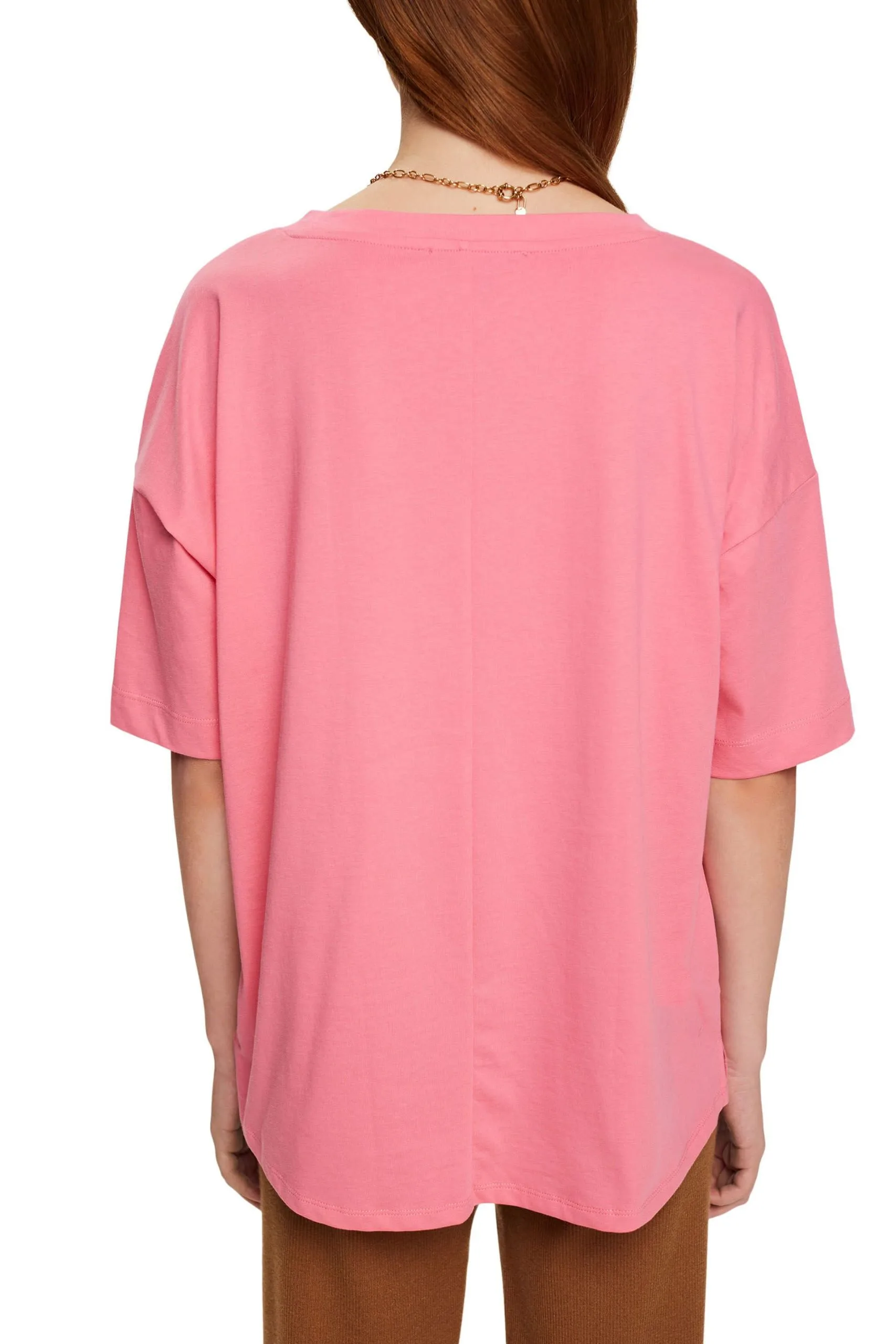 ESPRIT T-Shirts Kurzärmlig Pink Fuchsia – Bild 3