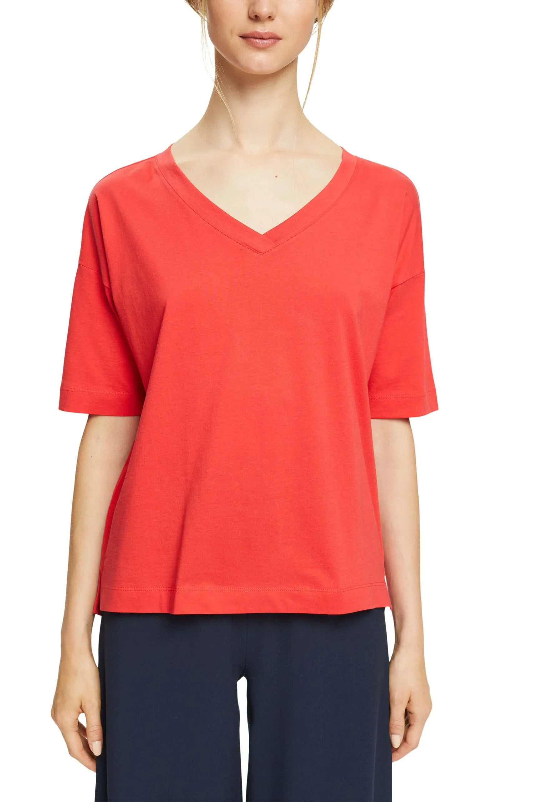 ESPRIT T-Shirts Kurzärmlig Red – Bild 2