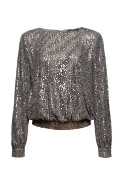 ESPRIT T-Shirts Long Sleeve Gunmetal