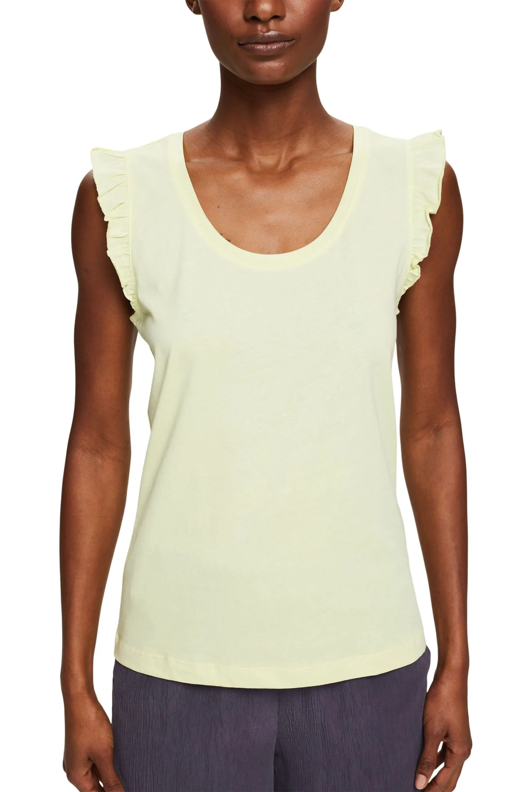 ESPRIT T-Shirts Sleeveless Citrus Green – Bild 2