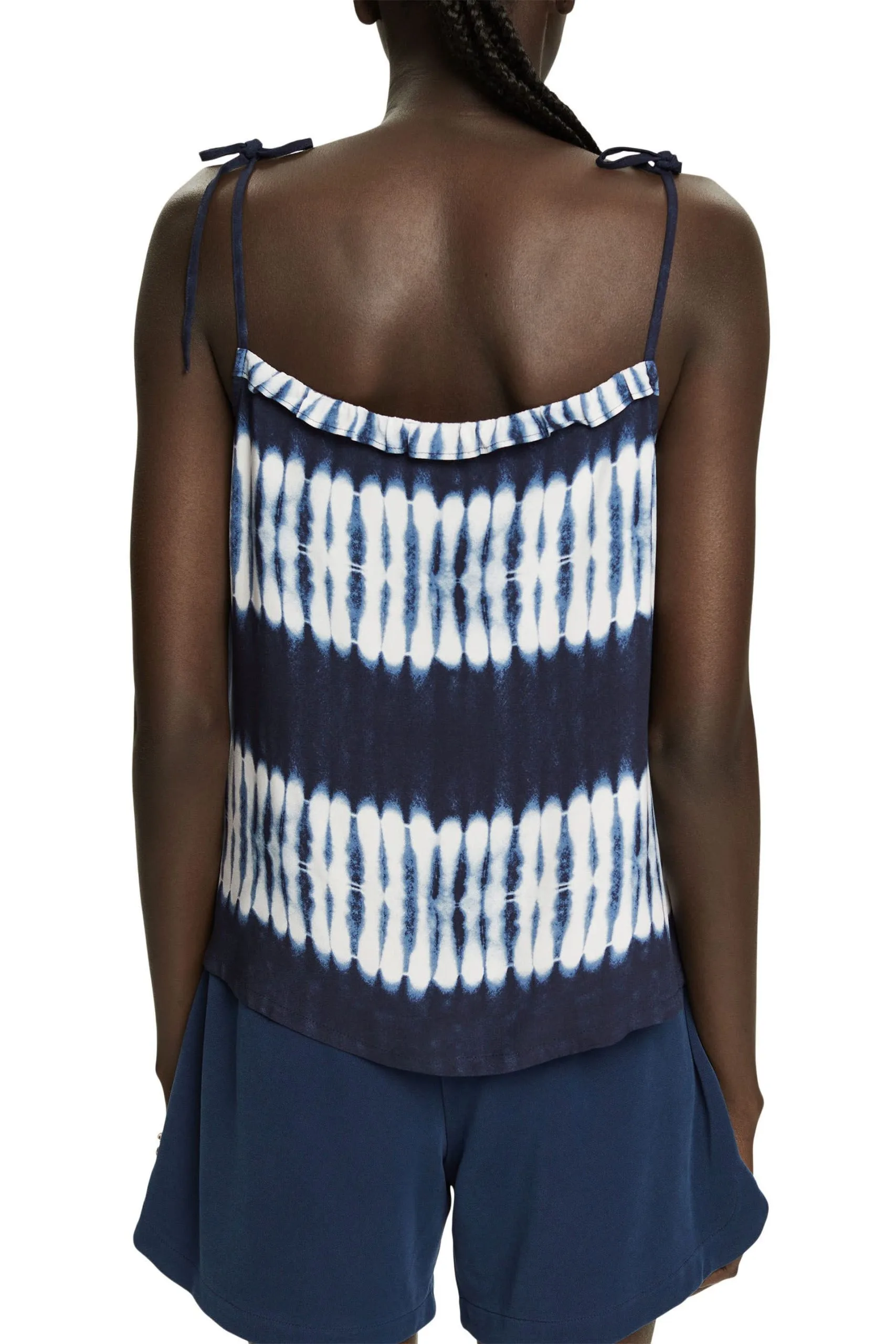 ESPRIT Top Mit Batik-Färbung Navy 4 – Bild 3