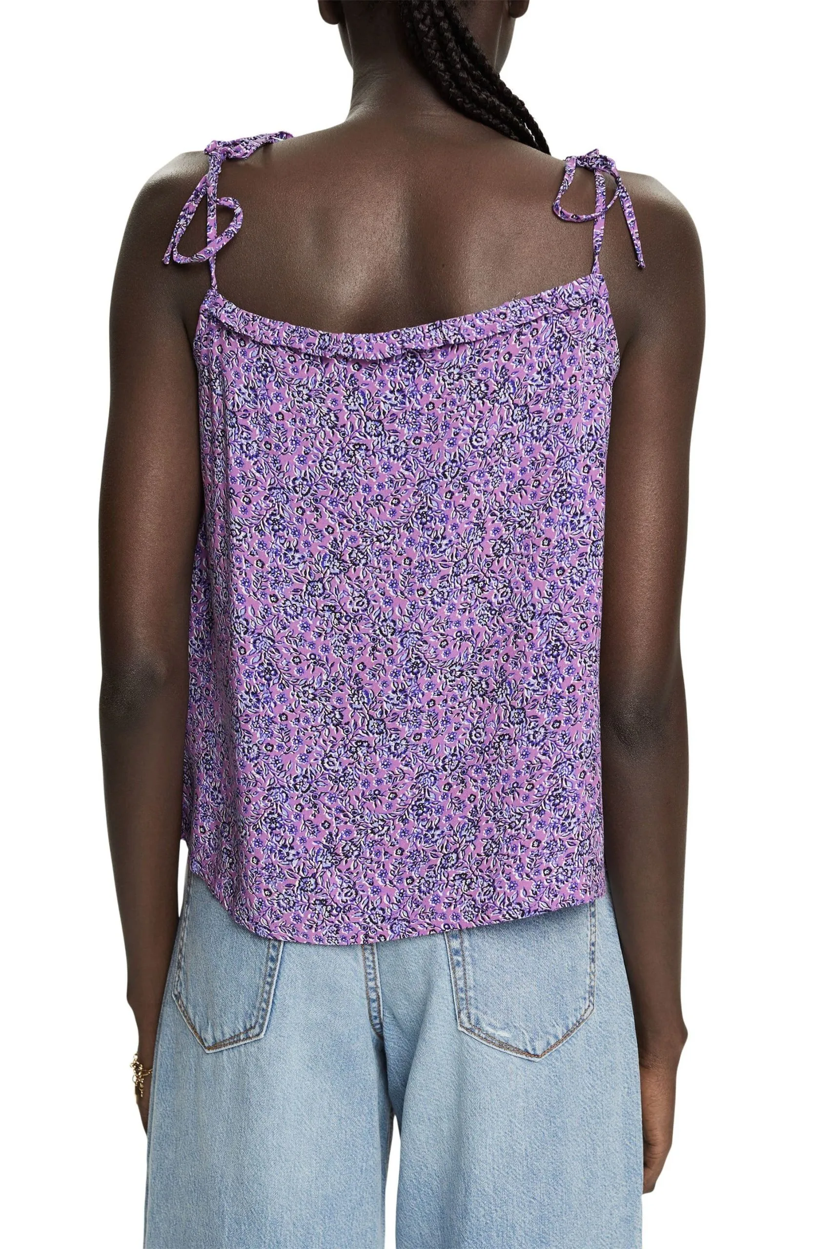 ESPRIT Top Mit Batik-Färbung Pink Fuchsia 4 – Bild 3