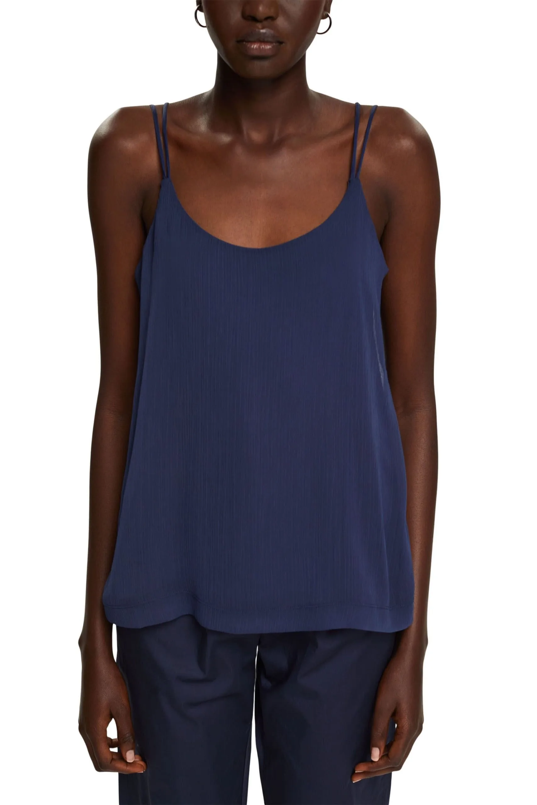 ESPRIT Top Mit Doppelten Spaghettiträgern Dark Blue – Bild 2