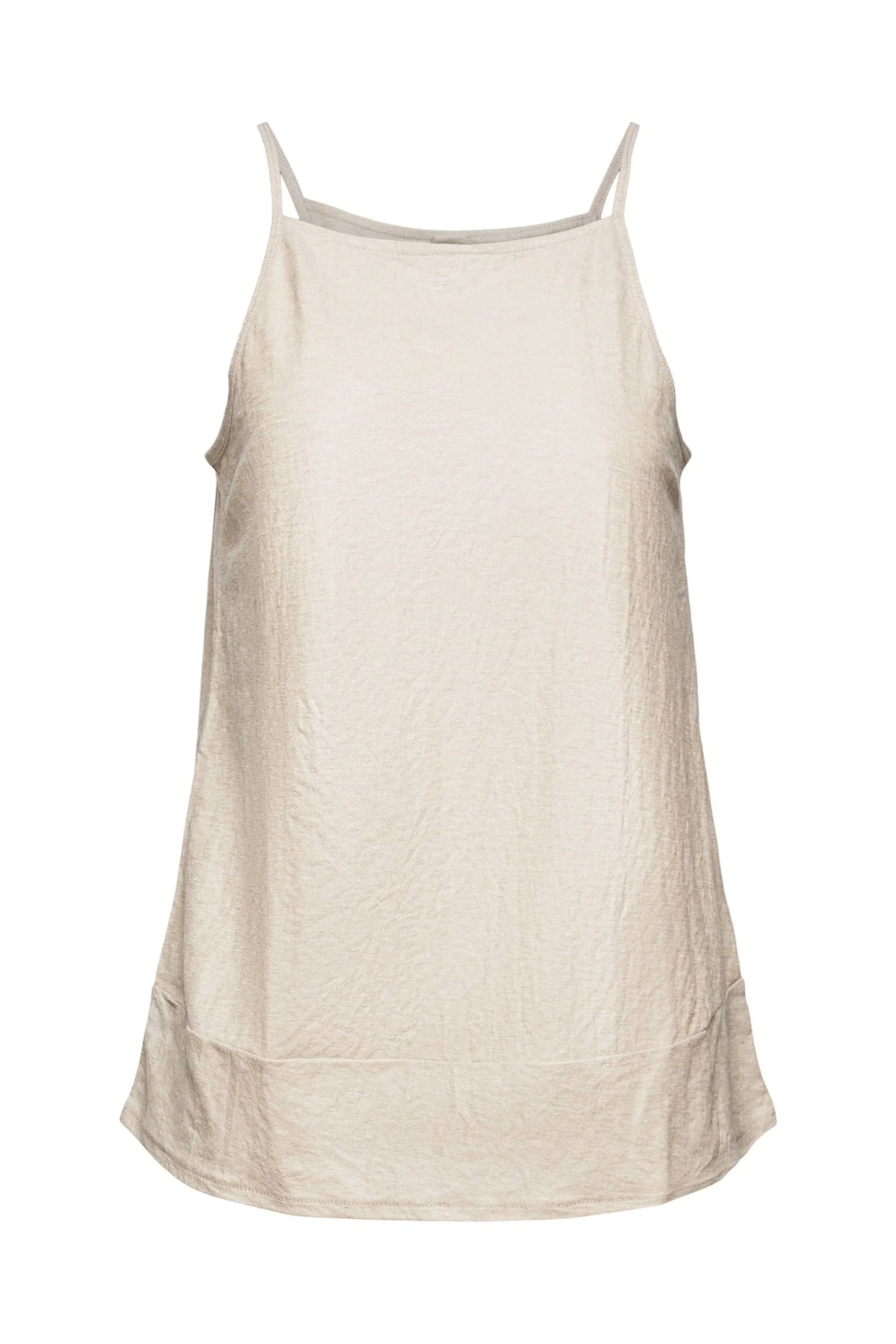 ESPRIT Top Mit Rückwärtiger Knopfleiste Taupe