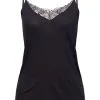 ESPRIT Top Mit Spitze Black