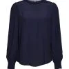 ESPRIT Unifarbene Bluse Navy