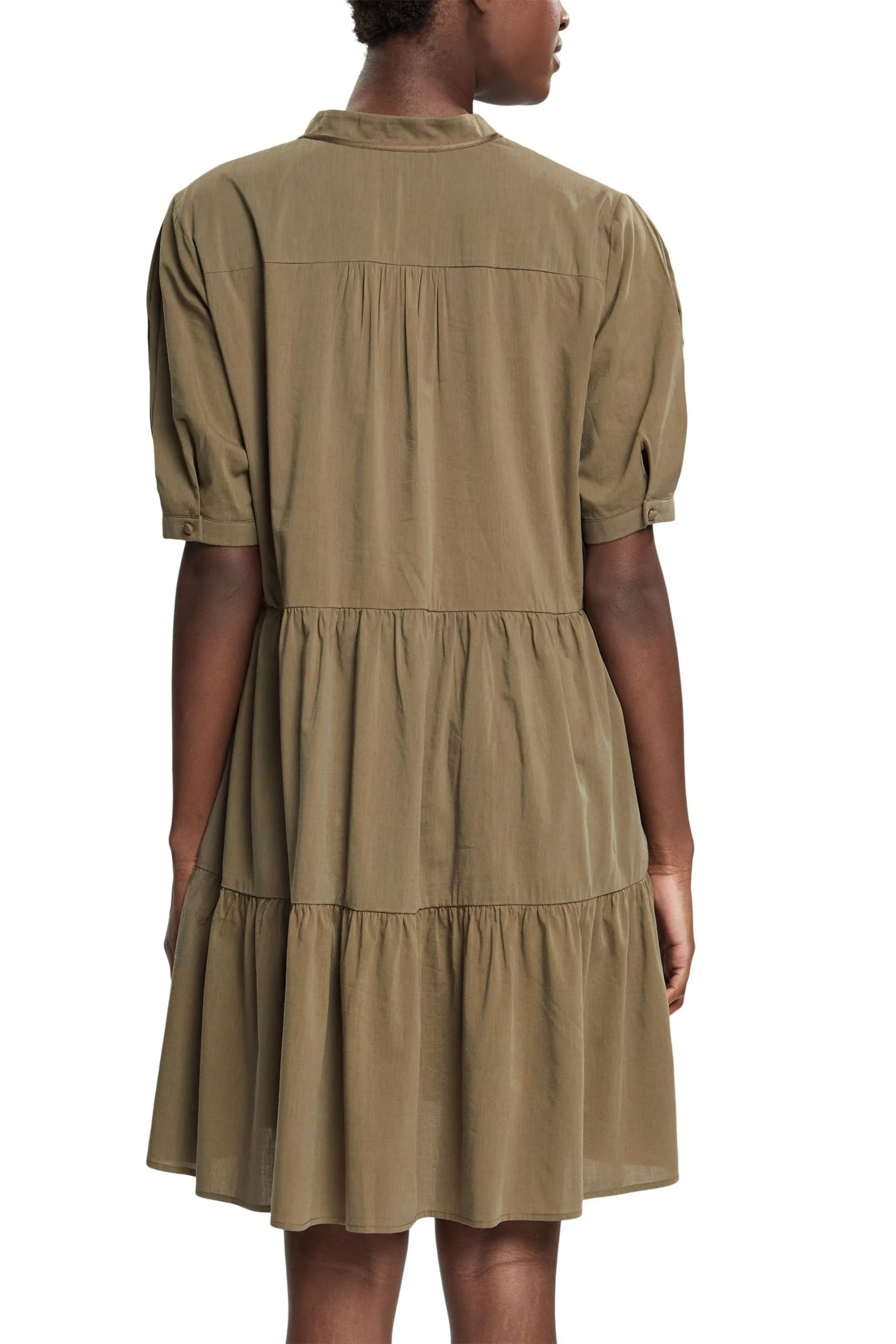 ESPRIT Volantkleid Khaki Green – Bild 3