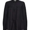 ESPRIT Volantsbluse Black