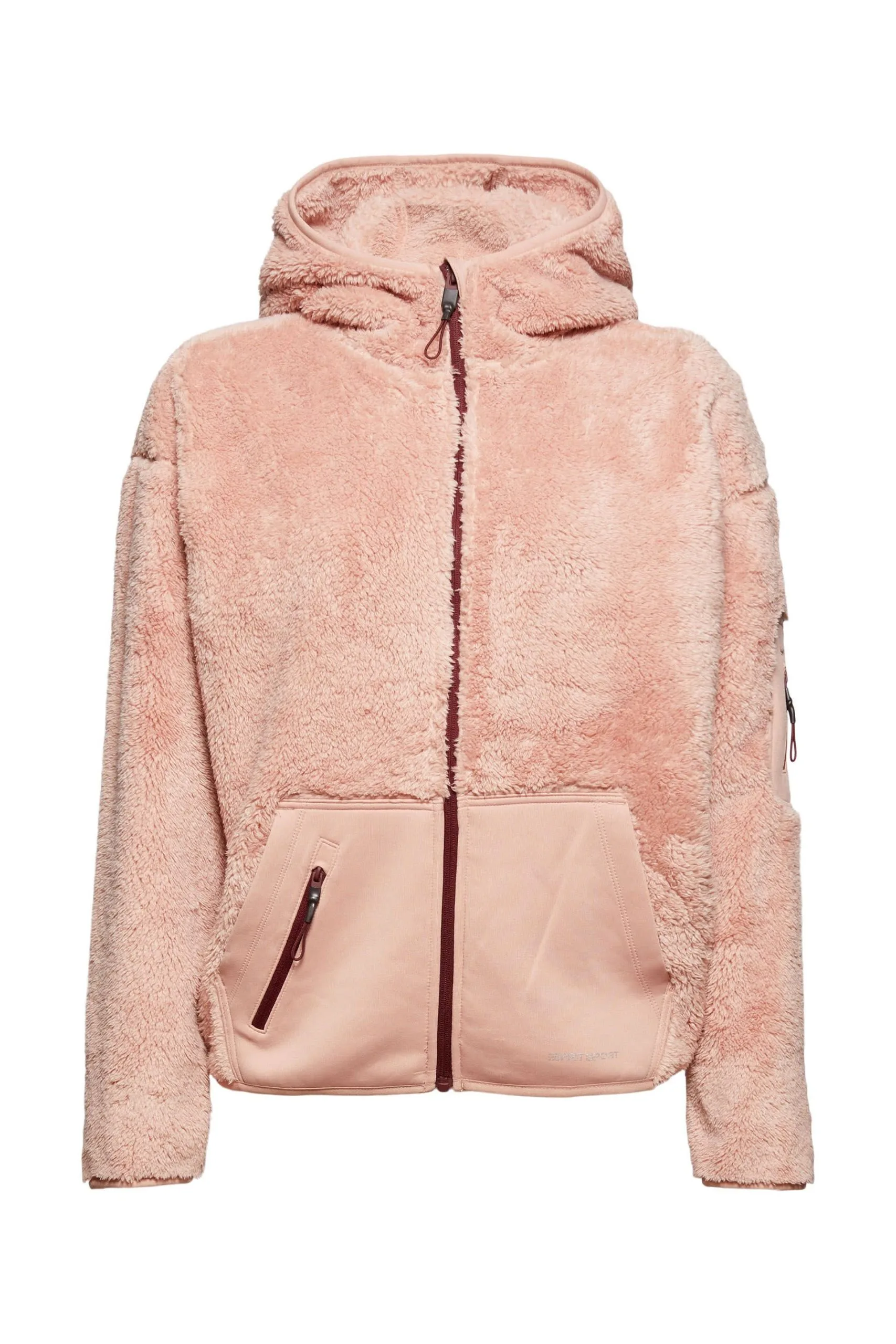 ESPRIT Zipper-Cardigan Nude